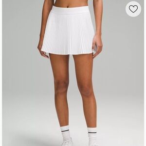 NWOT Lululemon Varsity High-Rise Pleated Tennis Skirt